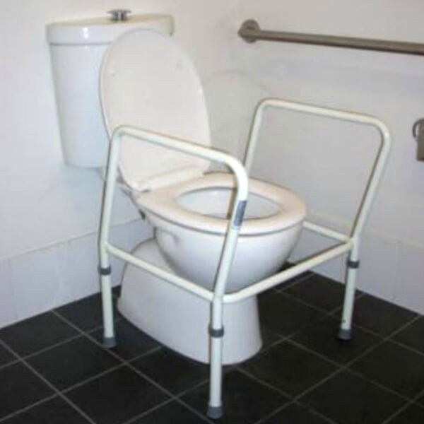 PQUIP Steel Toilet Surround Frame Adjustable PQ103 Lifestyle