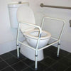 Image of PQUIP Steel Toilet Surround Frame Adjustable PQ103 Lifestyle