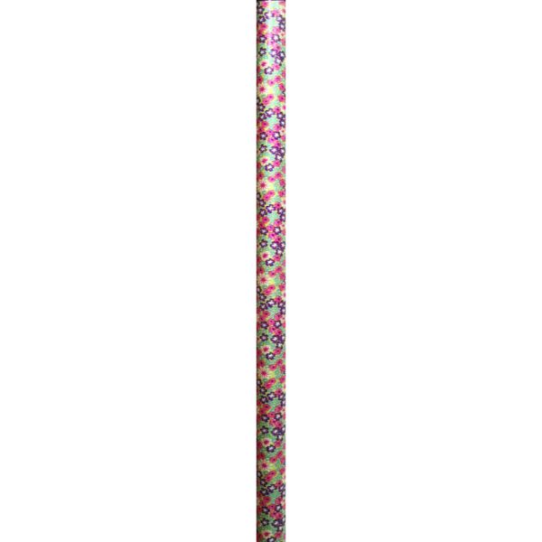 PQUIP T Shape Soft Grip Handle Cane Floral