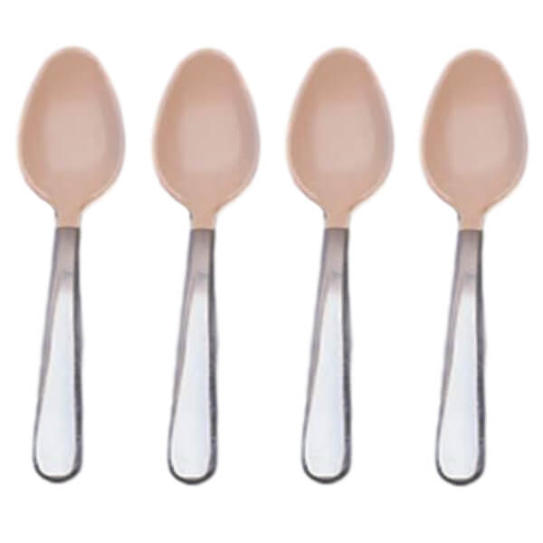 Pastisol-Coated Teaspoon to Protect Teeth (4 Pack)