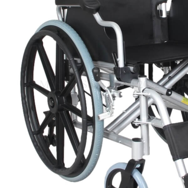 Portable 18 Inch Self Propelled Wheelchair PA201 Rear WheelsPortable 18 Inch Self Propelled Wheelchair PA201 Rear Wheels