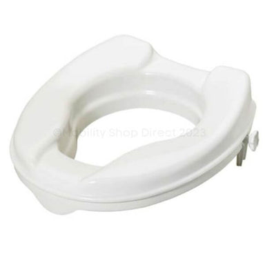 Raised Toilet Seat with Contoured Surface 50mm No Lid