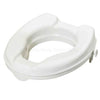 Image of Raised Toilet Seat with Contoured Surface 50mm No Lid