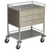 Resuscitation Trolley - 4 Half Width Drawers + 1 Full Width Drawer