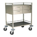 Resuscitation Trolley - 4 Half Width Drawers