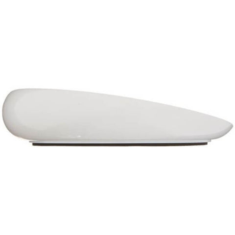 Round Scoop Dish Ivory Side View
