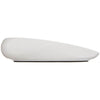 Image of Round Scoop Dish Ivory Side View