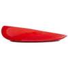 Image of Round Scoop Dish Red Side View