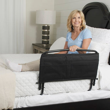 STANDER Collapsible Safety Bed Rail 30 Inch wiht Pouch Want in Bed