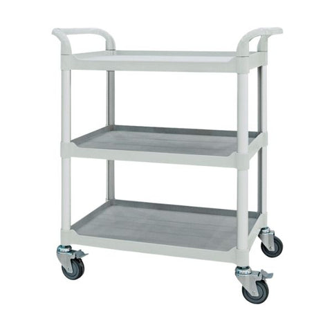 Service Cart for Nursing Homes 3 Shelves No Panel