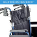 Shopper 12 Attendant Propelled Wheelchair 22 Inch Folding Backrest