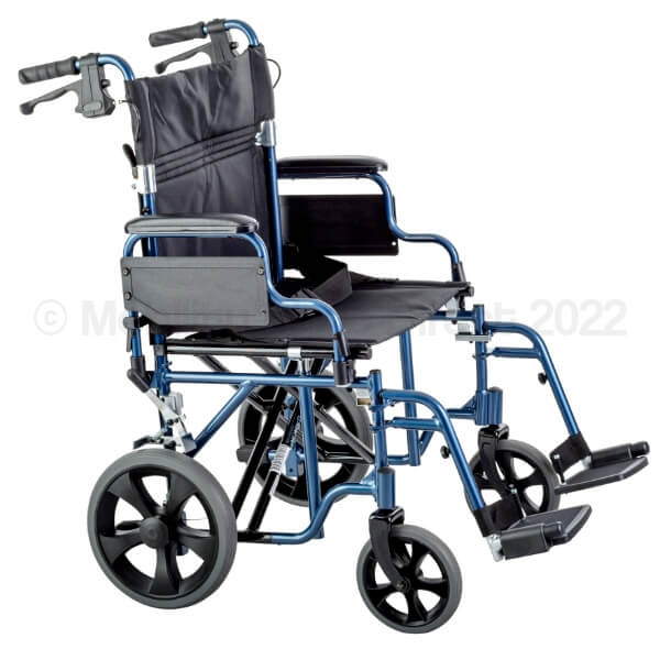 Shopper 12 Attendant Propelled Wheelchair with Seatbelt 22 Inch Main Image