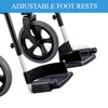 Image of Shopper 8 Attendant Propelled Wheelchair Adjustable Footplates