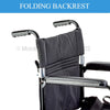 Image of Shopper 8 Attendant Propelled Wheelchair Folding Backrest