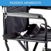 Image of Shopper 8 Attendant Propelled Wheelchair Padded Armrests