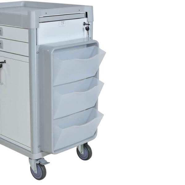 Side Drawer Set for Medical Trolley
