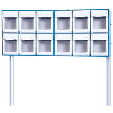 Small Tilt Bin Organiser for Accessory Mount Post
