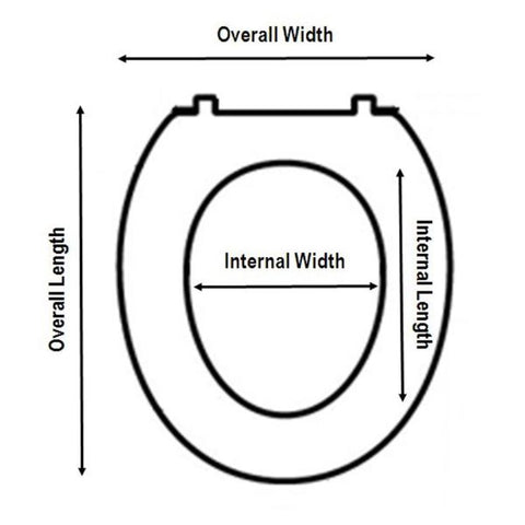 Small Toilet Seat With Lid Measurement