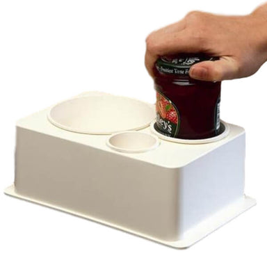 Jar and Bottle Opener with Three Cones