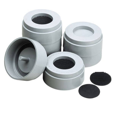 Stackable Plastic Raisers for Chairs and Beds (Set of 4)