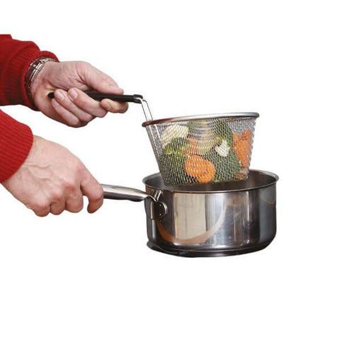 Stainless Steel Cooking Basket for Elderly Demo