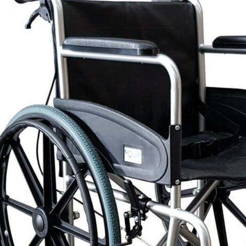 Standard 20 Inch Steel Wheelchair PA146 Armrests