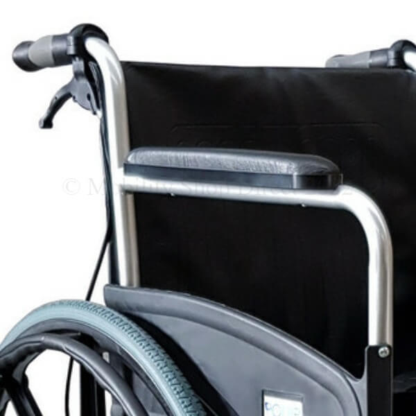 Standard 20 Inch Steel Wheelchair PA146 Handbrakes