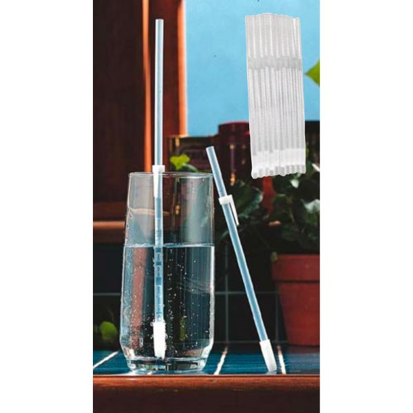 Straws with One Way Valve (Set of 50). Durable, Convenient, and Safety ...