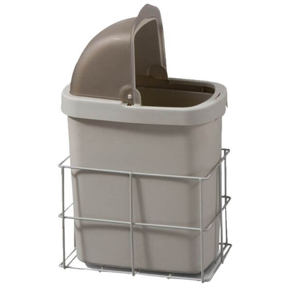 Waste Container Set and Lid for Medical Trolley